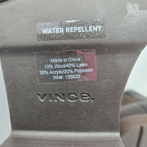 Vince Ryder Womens Water Resistant Bootie Sz 9M Chelsea Chocolate Brown Leather - Picture 9 of 10